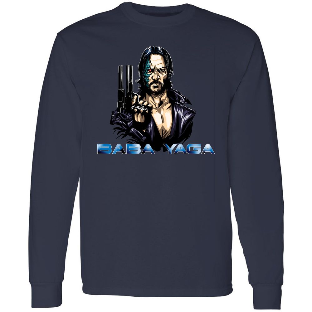 Long Sleeve T-Shirt - 24HVA8C8 - Navy - 2