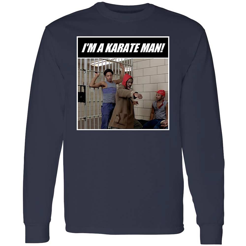 Long Sleeve T-Shirt - 3UV2EK5N - Navy - 2