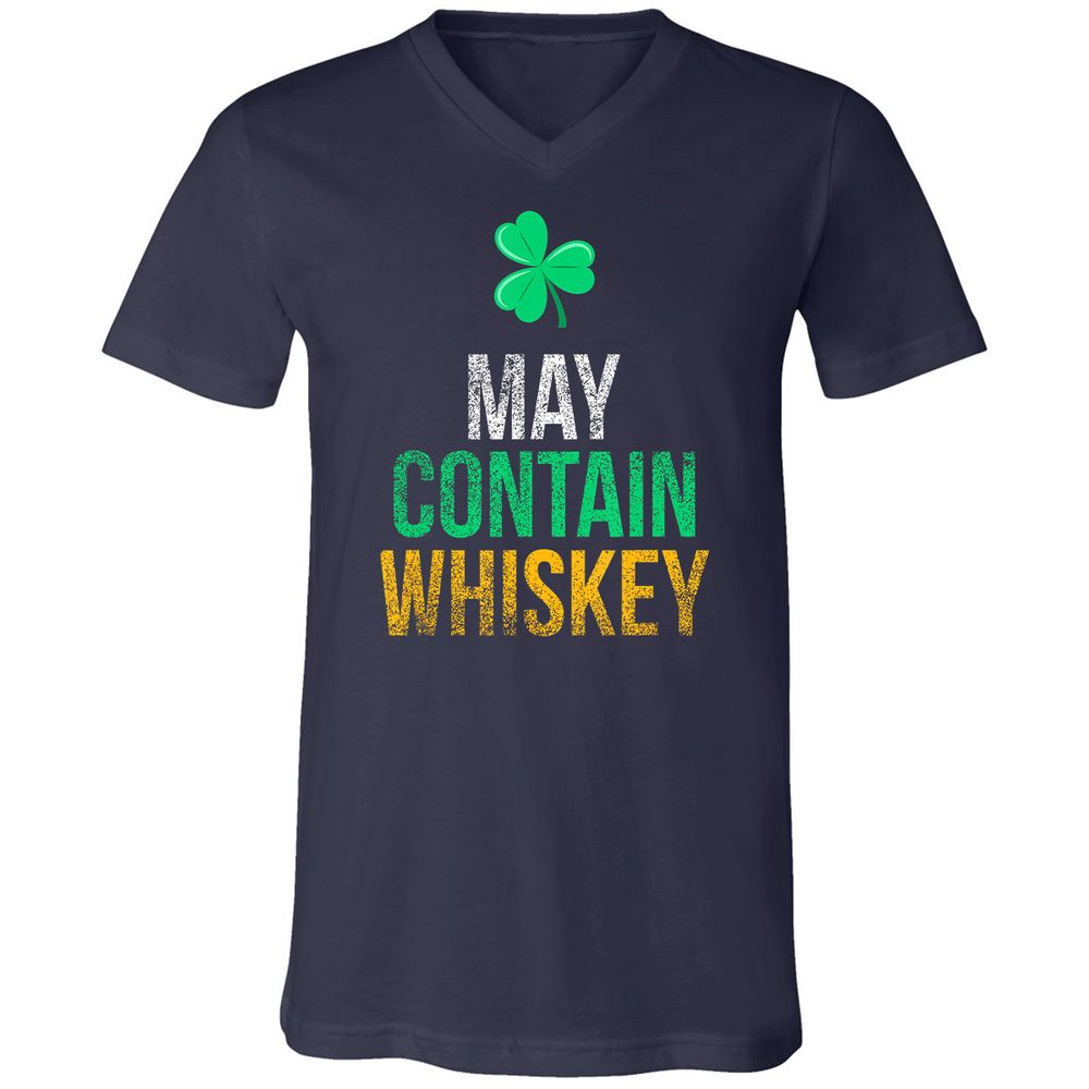 Unisex V-Neck T-Shirt - 44SP497V - Navy - 2