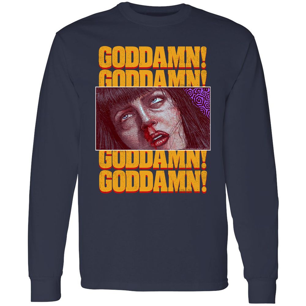 Long Sleeve T-Shirt - 2HR612TN - Navy - 2