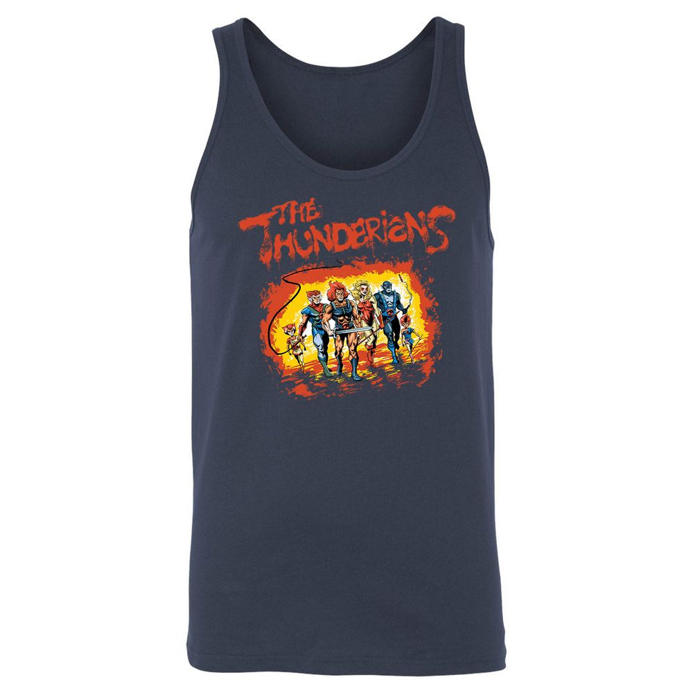Unisex Jersey Tank - KFGV1YX9 - Navy - 2