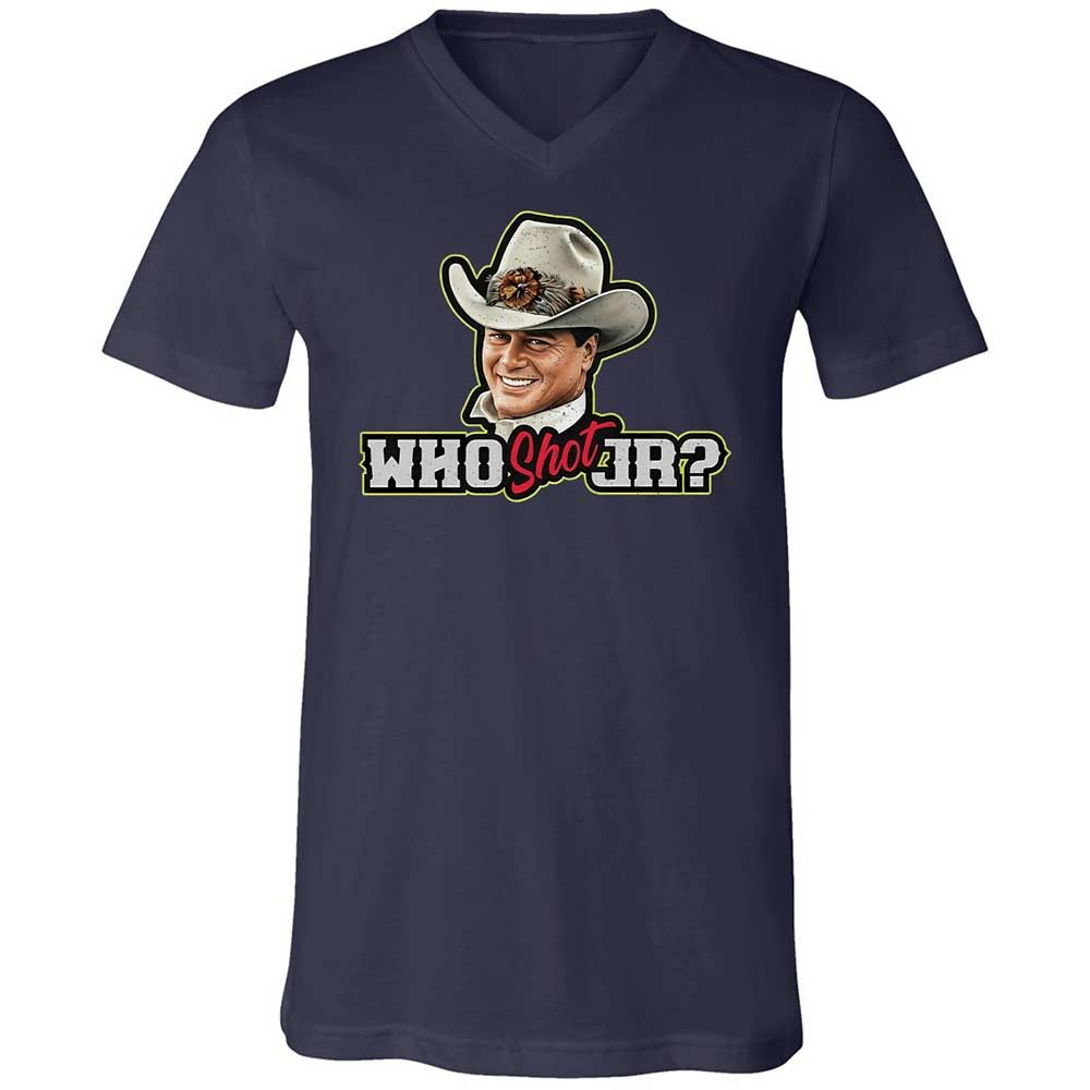 Unisex V-Neck T-Shirt - T8FZ3HSV - Navy - 2