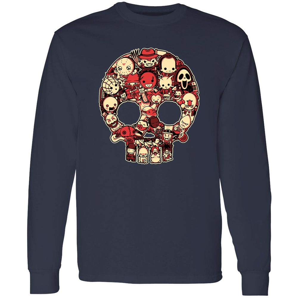Long Sleeve T-Shirt - 8N6NQRSF - Navy - 2