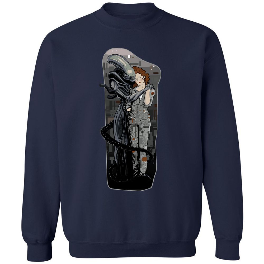 Classic Unisex Sweatshirt - R87XWBL1 - Navy - 2