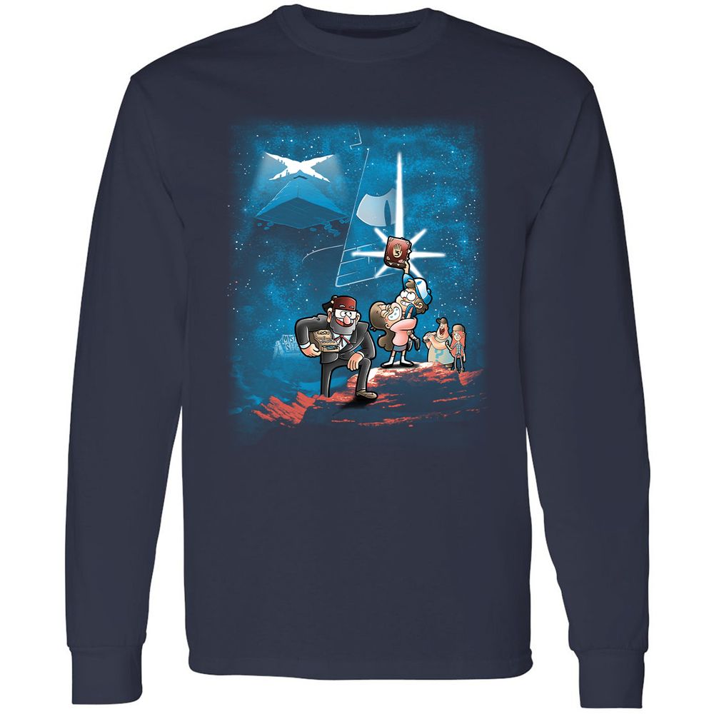 Long Sleeve T-Shirt - ZVS47HGR - Navy - 2