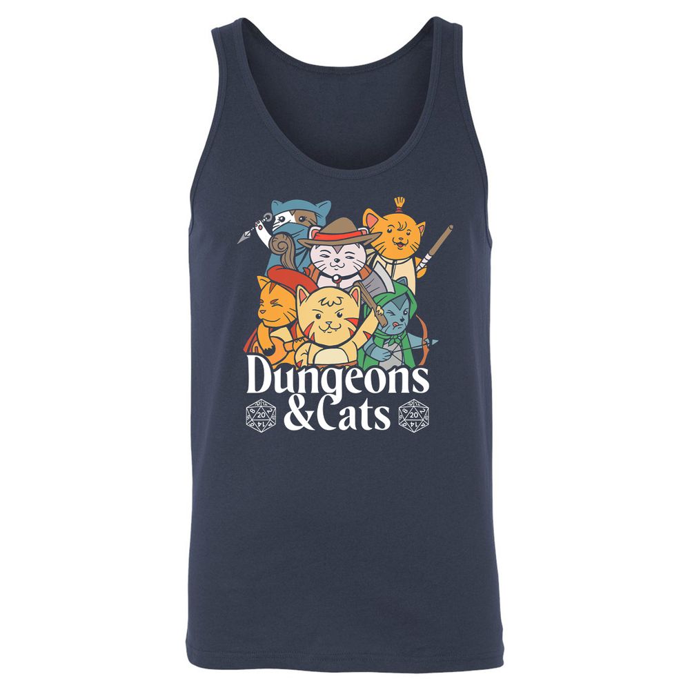 Unisex Jersey Tank - LGR872RT - Navy - 2