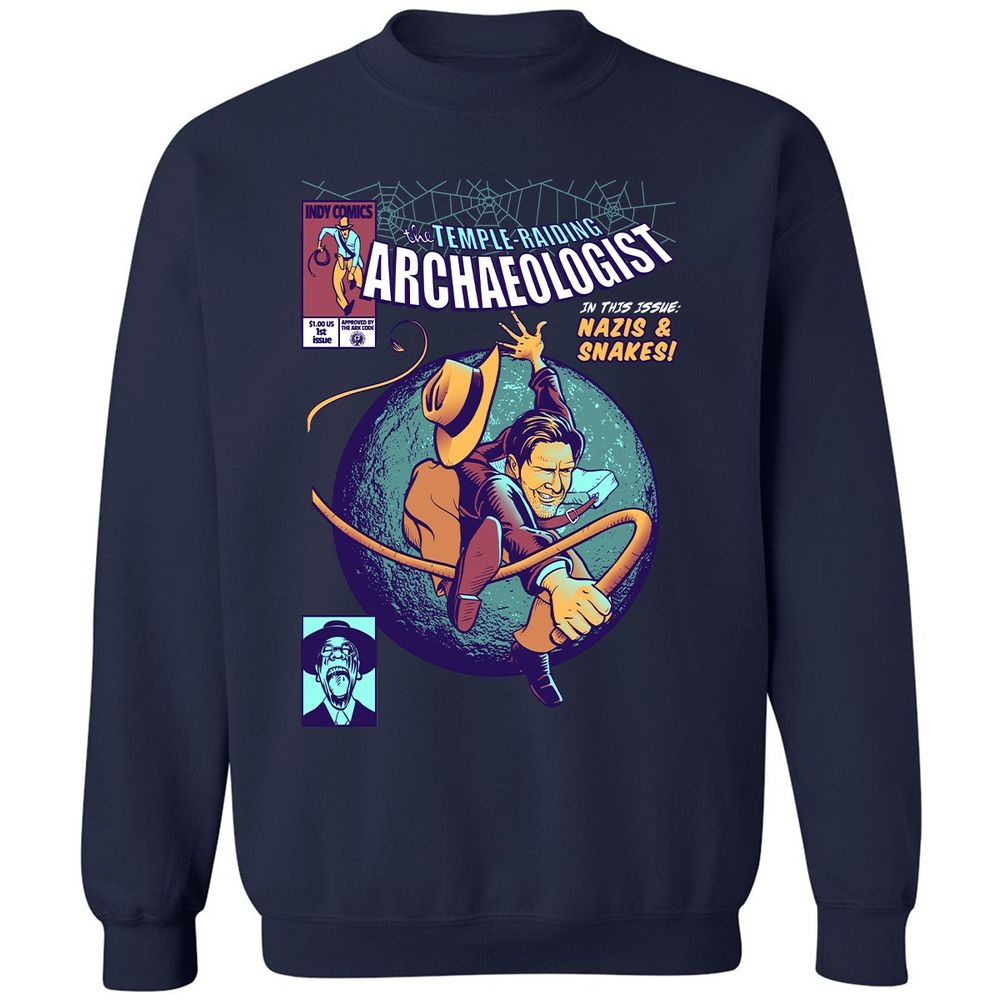 Classic Unisex Sweatshirt - KSLA6QZK - Navy - 2