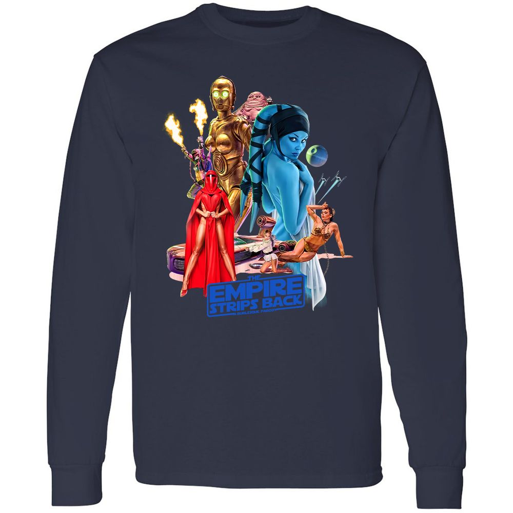 Long Sleeve T-Shirt - U2Q8HZQH - Navy - 2