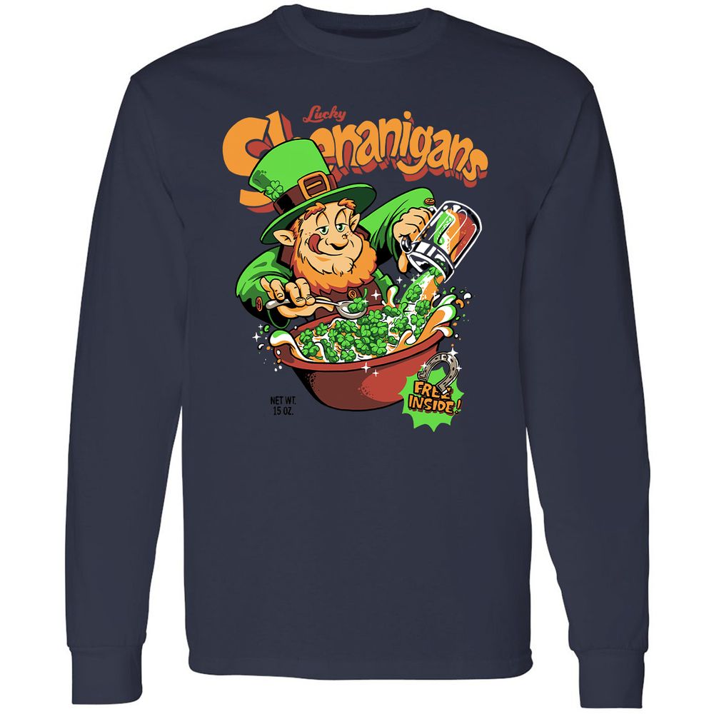 Long Sleeve T-Shirt - ZLD1NHZL - Navy - 2