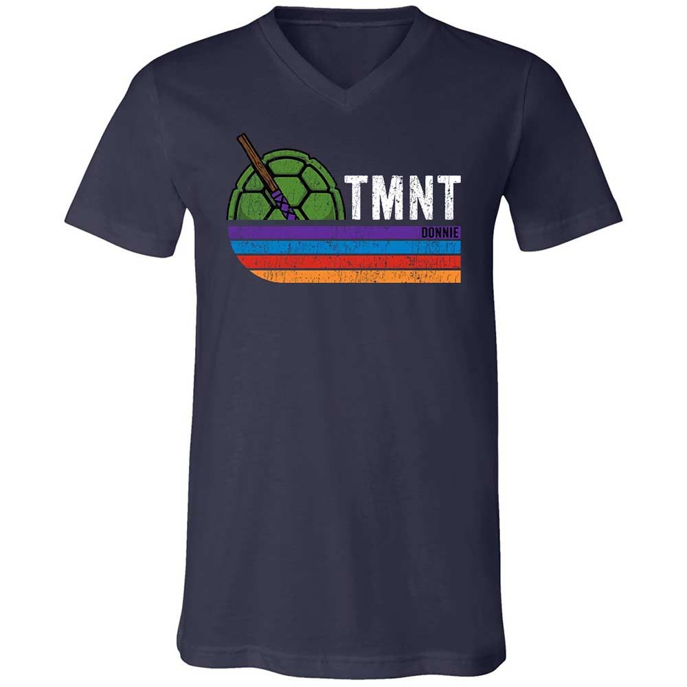Unisex V-Neck T-Shirt - NZ6CC6HB - Navy - 2