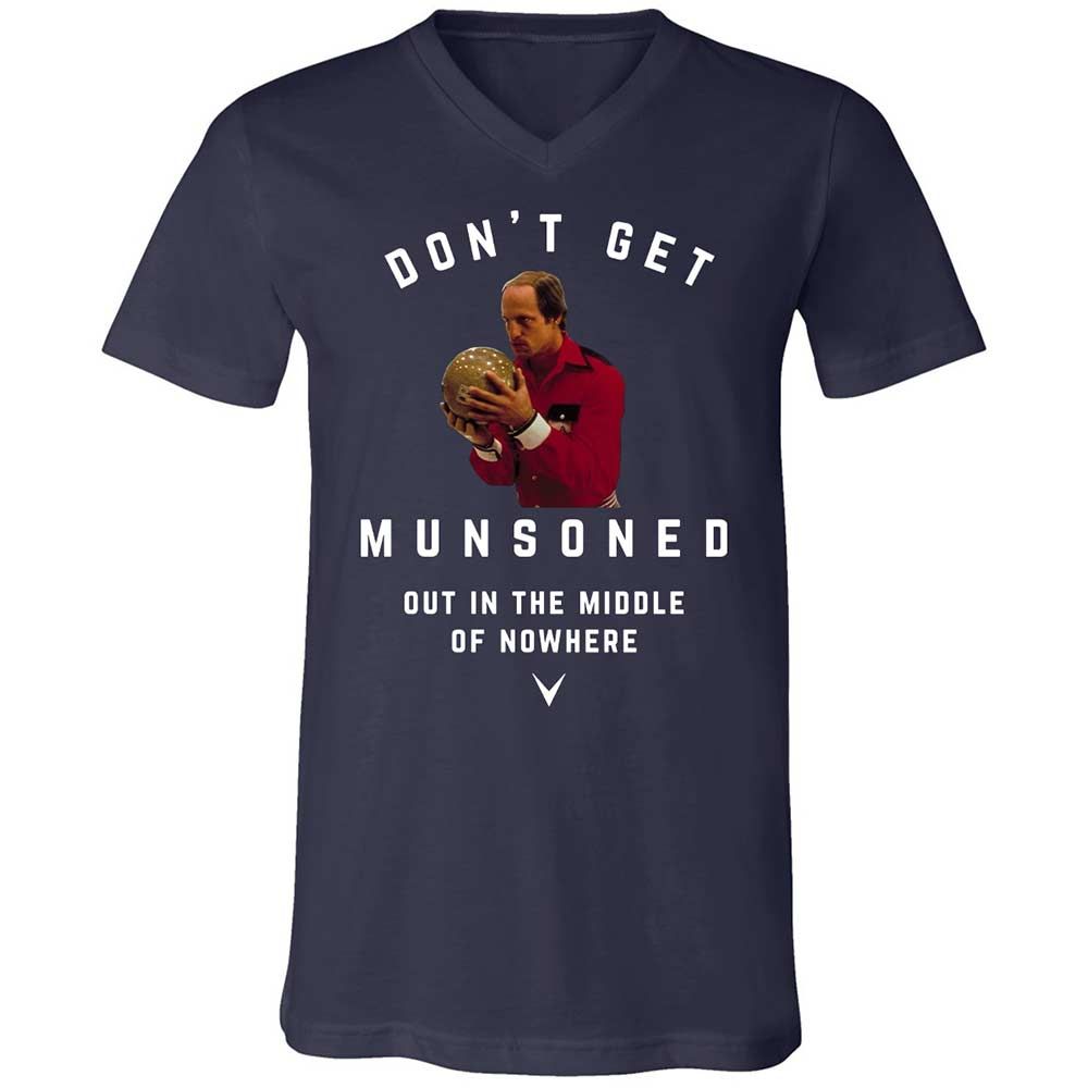 Unisex V-Neck T-Shirt - 5UAKZ5LN - Navy - 2