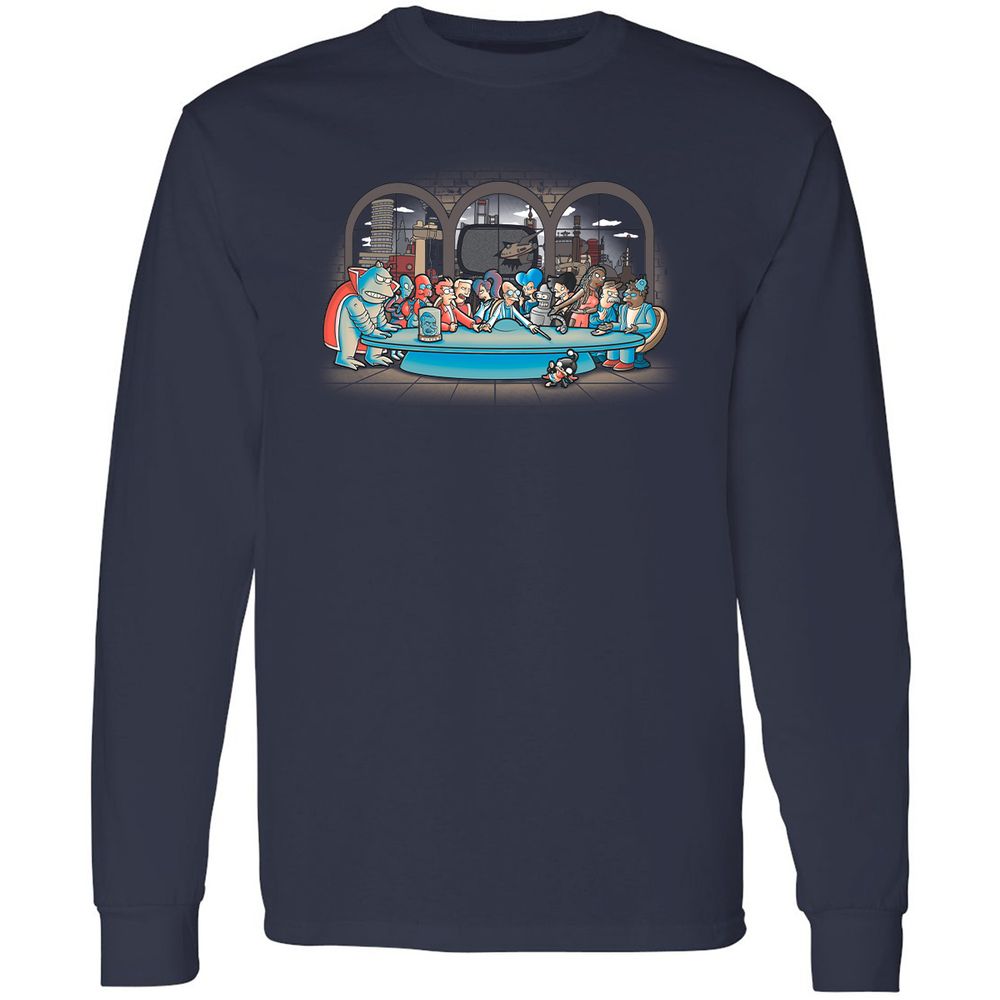 Long Sleeve T-Shirt - LAYJQ7C7 - Navy - 2