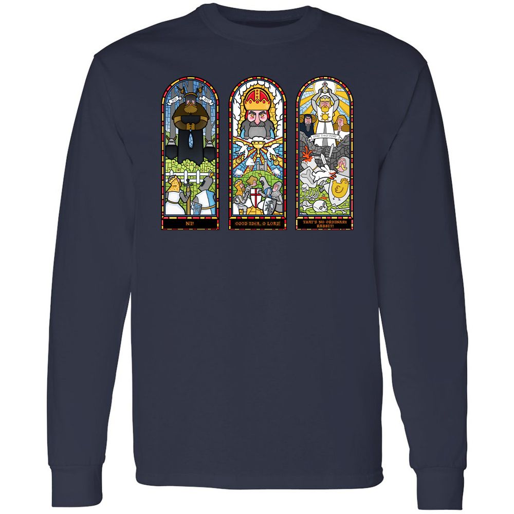 Long Sleeve T-Shirt - HECUBL65 - Navy - 2