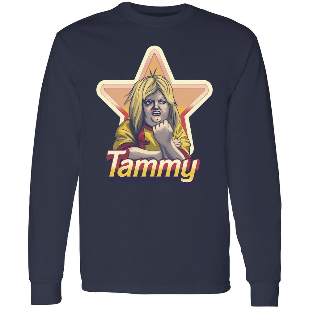 Long Sleeve T-Shirt - 7DLU21CN - Navy - 2