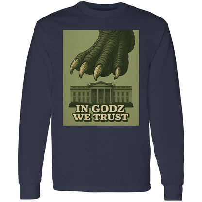 Long Sleeve T-Shirt - 43DR4N5X - Navy - 2