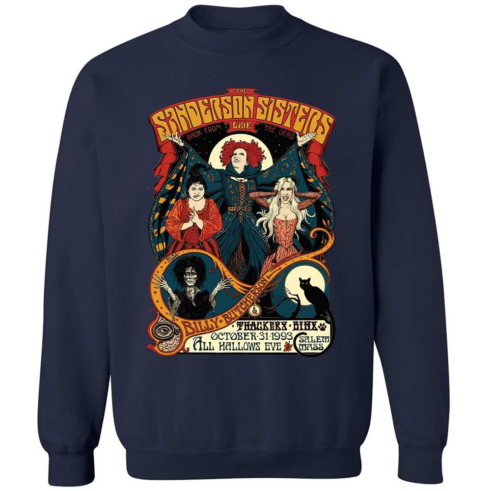 Classic Unisex Sweatshirt - HSA9SVJH - Navy - 2