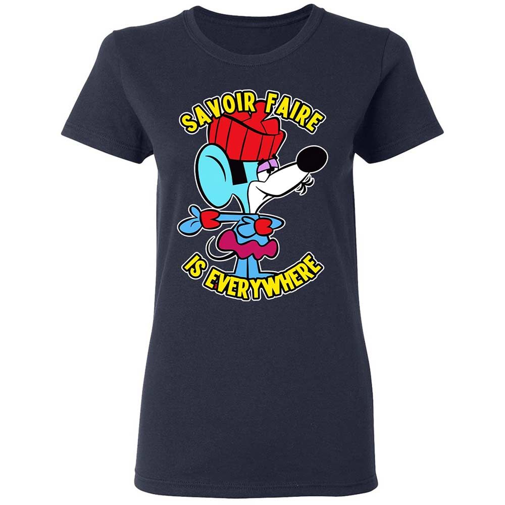 Women's T-Shirt - L8CFZW14 - Navy - 2