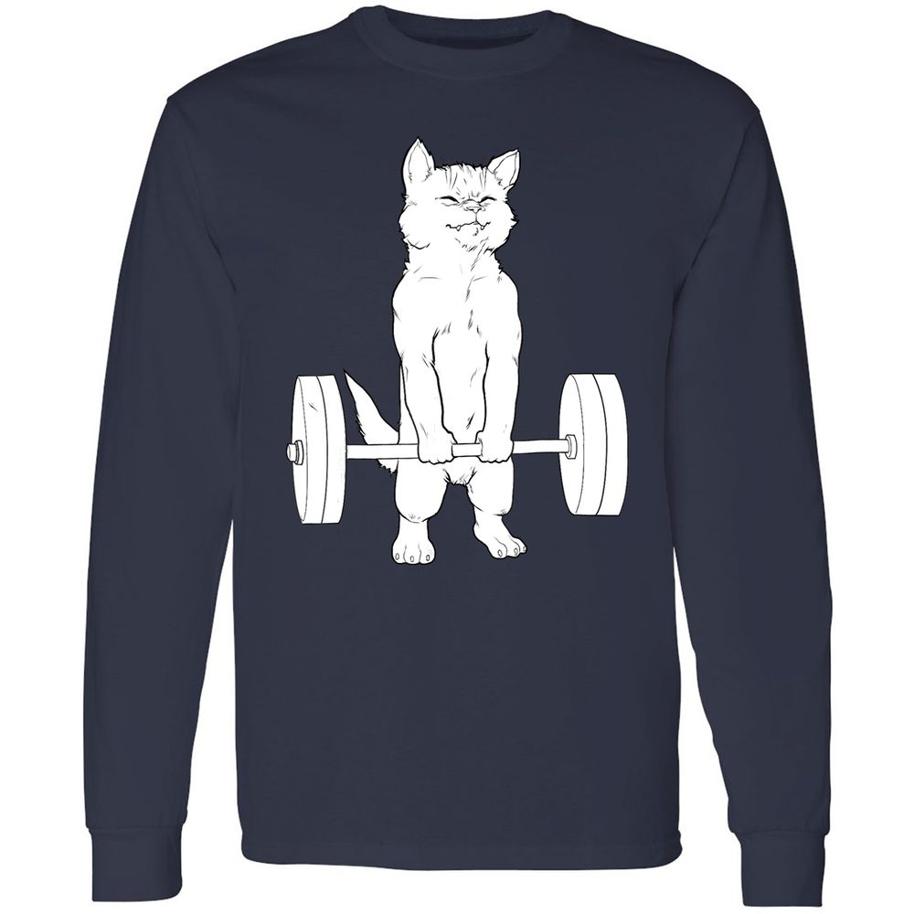 Long Sleeve T-Shirt - X4AWUGHD - Navy - 2
