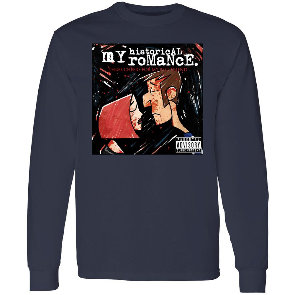 Long Sleeve T-Shirt - P4GPQGSC - Navy - 2