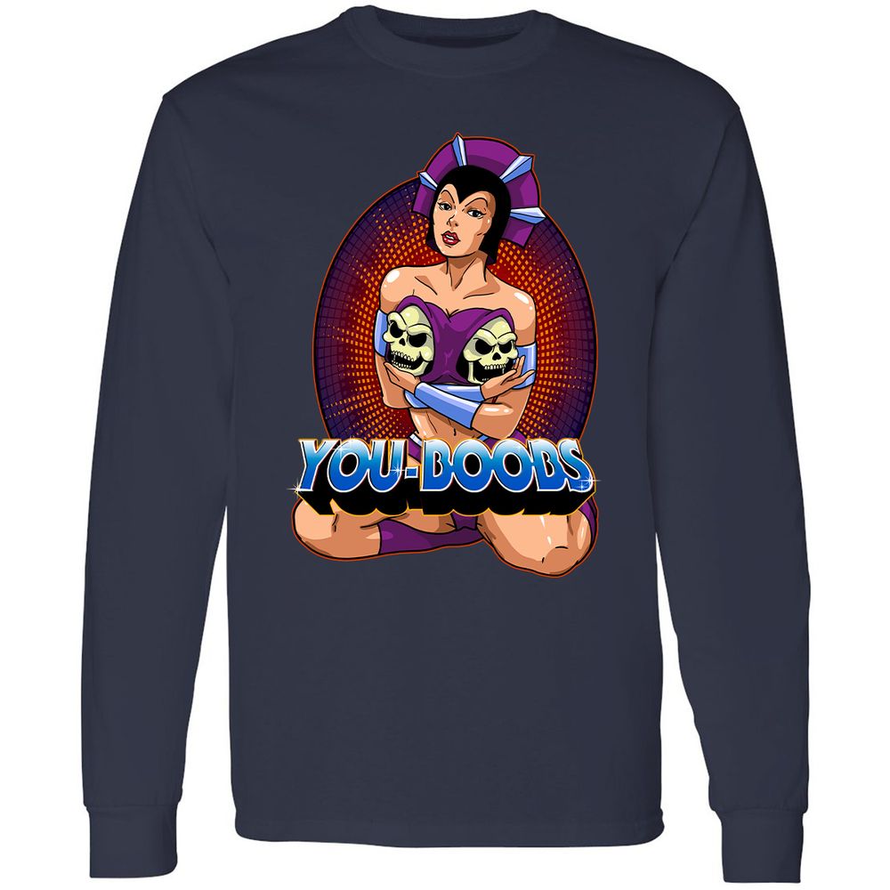 Long Sleeve T-Shirt - 574WN5JR - Navy - 2