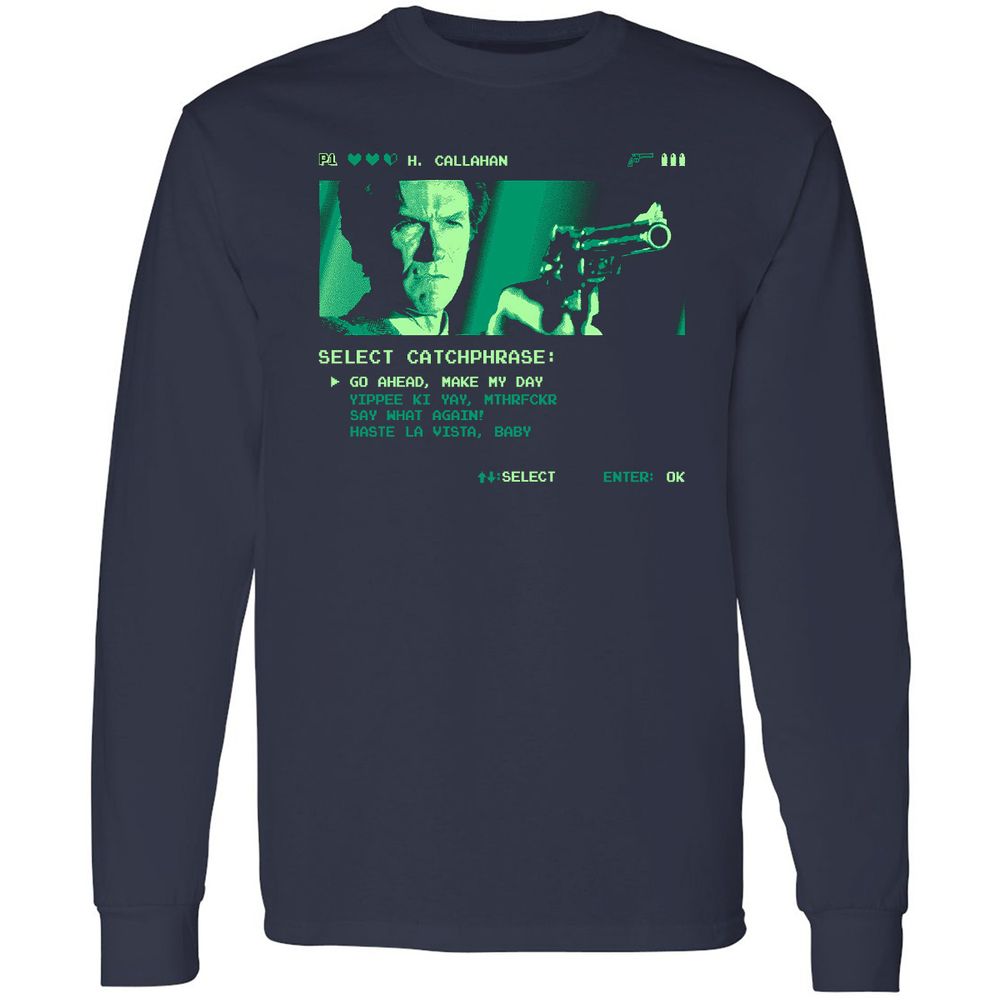 Long Sleeve T-Shirt - AGJHG4BM - Navy - 2