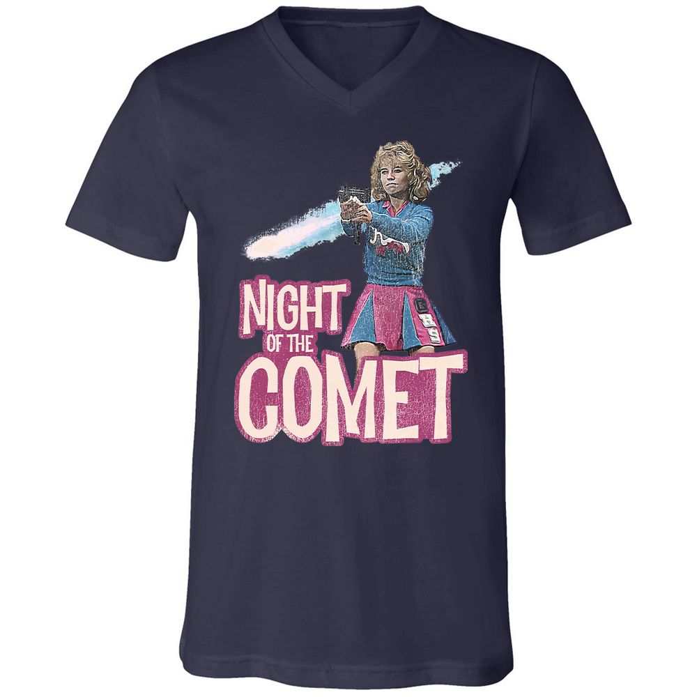 Unisex V-Neck T-Shirt - SM9626SQ - Navy - 2