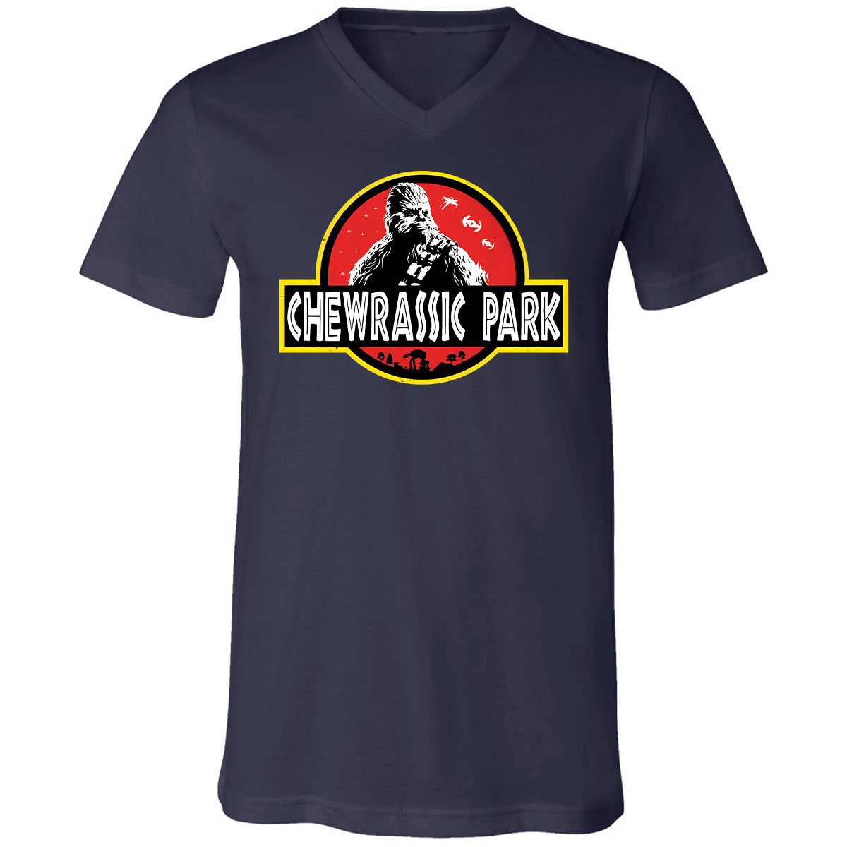 Unisex V-Neck T-Shirt - SQB3SM22 - Navy - 2
