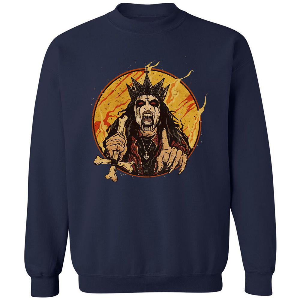 Classic Unisex Sweatshirt - RXMCG8RT - Navy - 2
