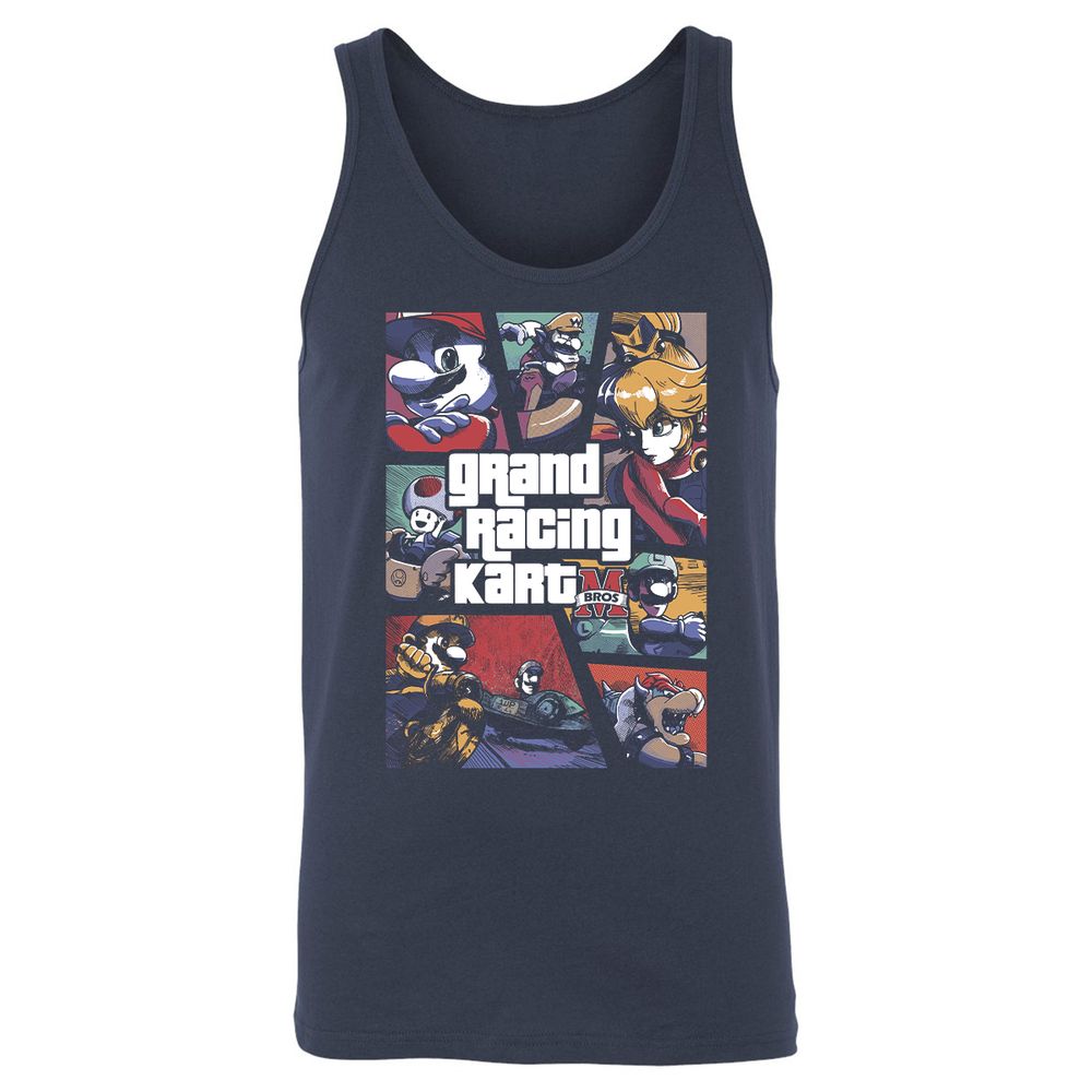 Unisex Jersey Tank - BRG9P3PV - Navy - 2