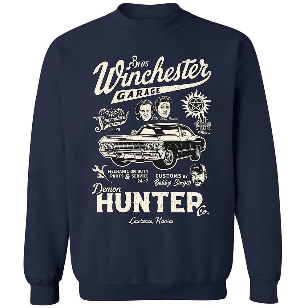 Classic Unisex Sweatshirt - B6335ETU - Navy - 2