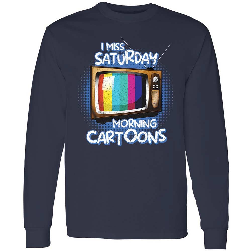 Long Sleeve T-Shirt - RJXH7C78 - Navy - 2