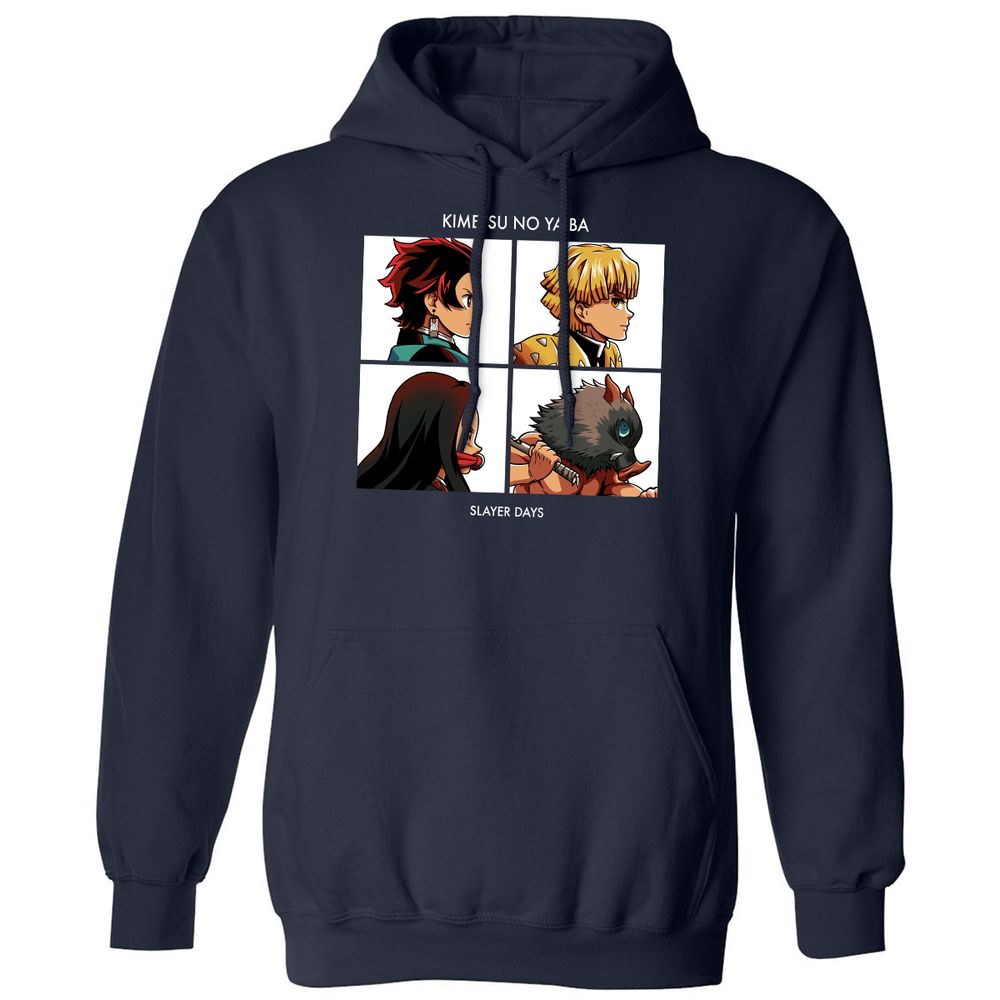 Classic Unisex Hoodie - ZS4VU1G6 - Navy - 2
