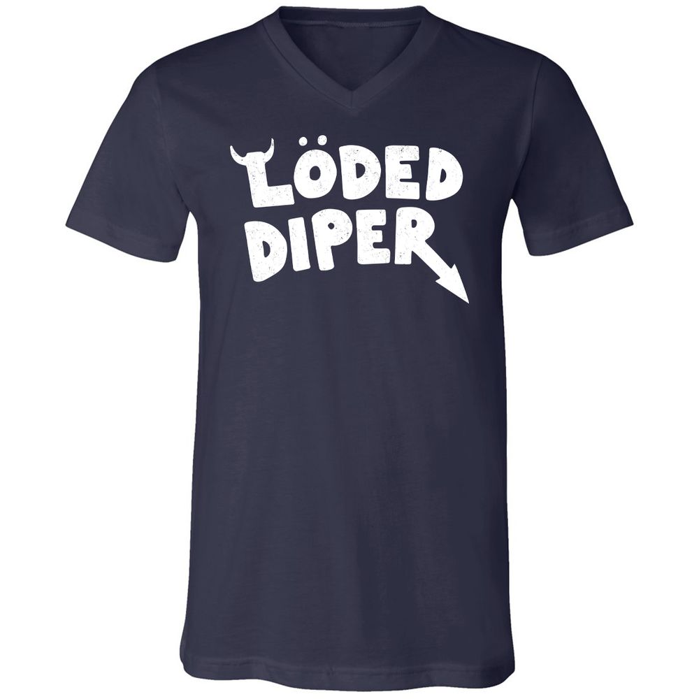 Unisex V-Neck T-Shirt - 1TWPBP3G - Navy - 2