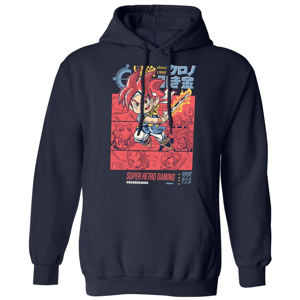 Classic Unisex Hoodie - AJGXRGAW - Navy - 2