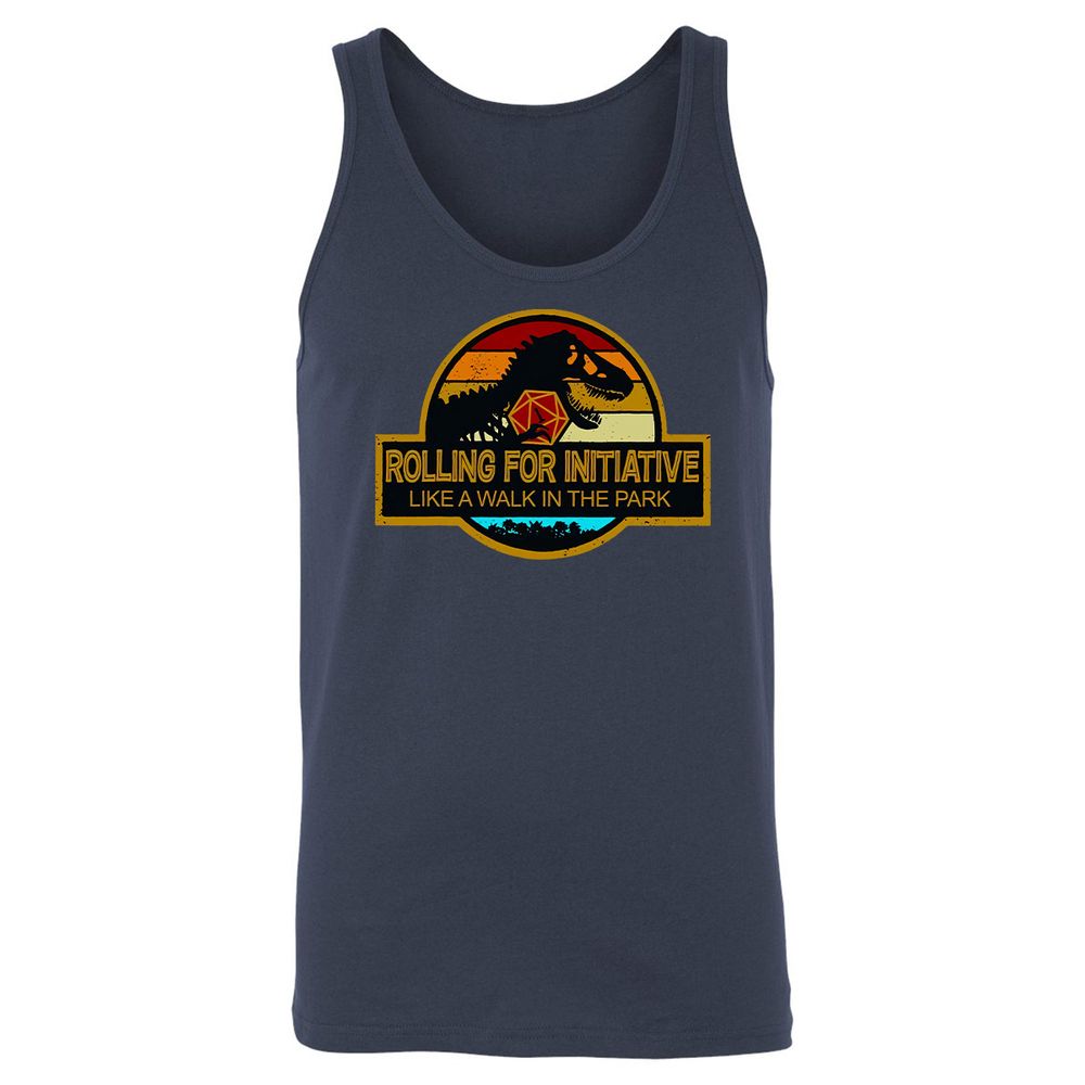 Unisex Jersey Tank - NLM3V6E4 - Navy - 2