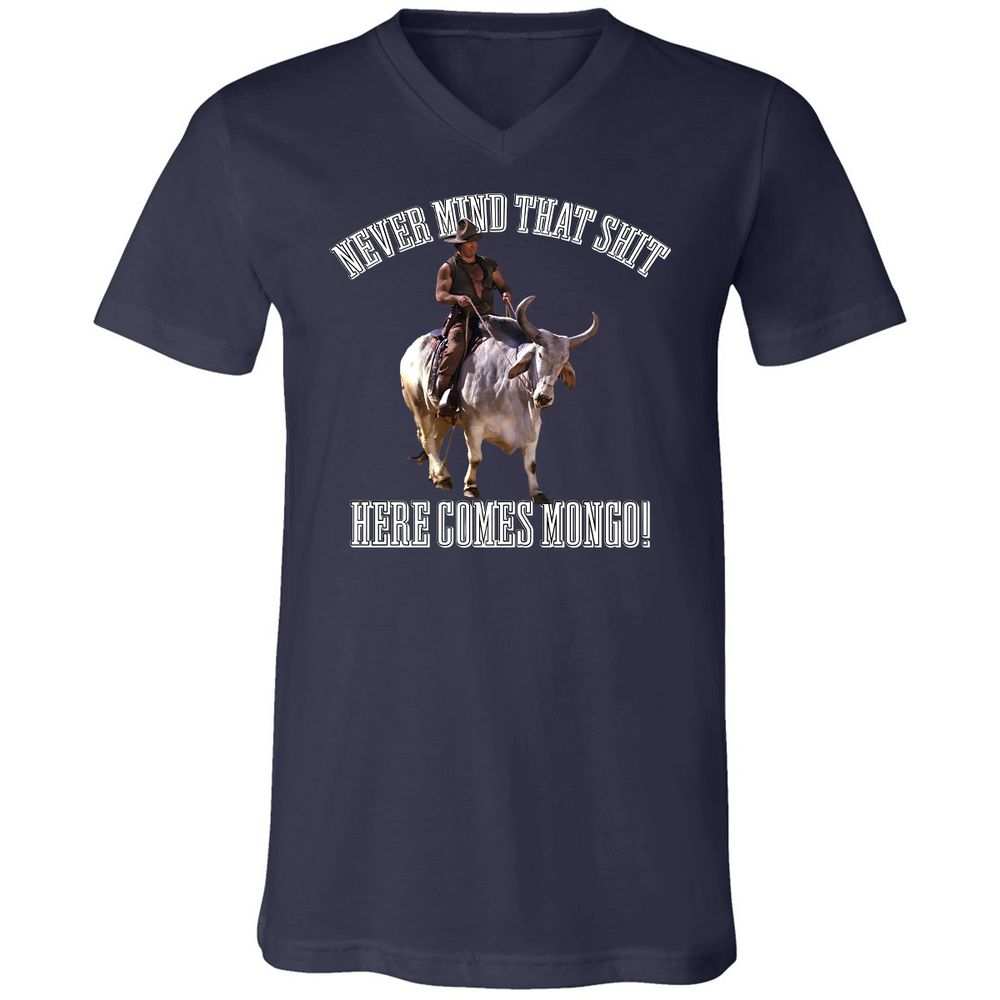 Unisex V-Neck T-Shirt - MV1V3Q4A - Navy - 2
