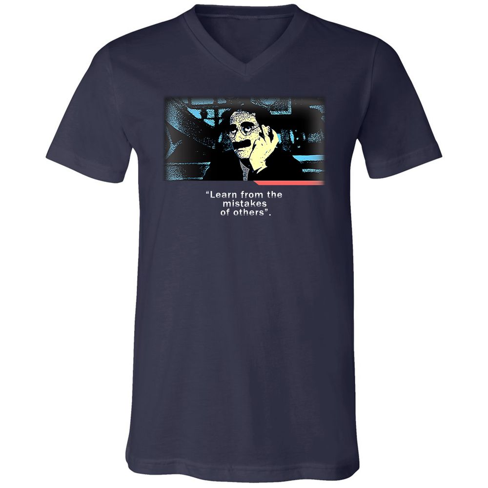 Unisex V-Neck T-Shirt - XW3481BG - Navy - 2