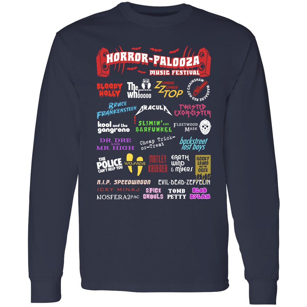 Long Sleeve T-Shirt - MUY9VX7U - Navy - 2