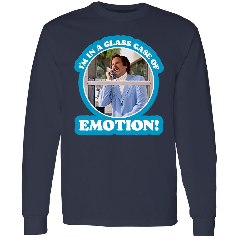 Long Sleeve T-Shirt - E5JVEUN9 - Navy - 2
