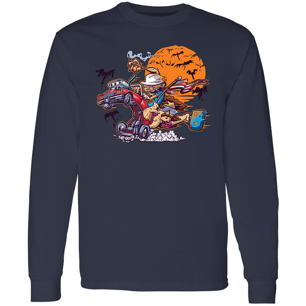 Long Sleeve T-Shirt - PTF27WLS - Navy - 2