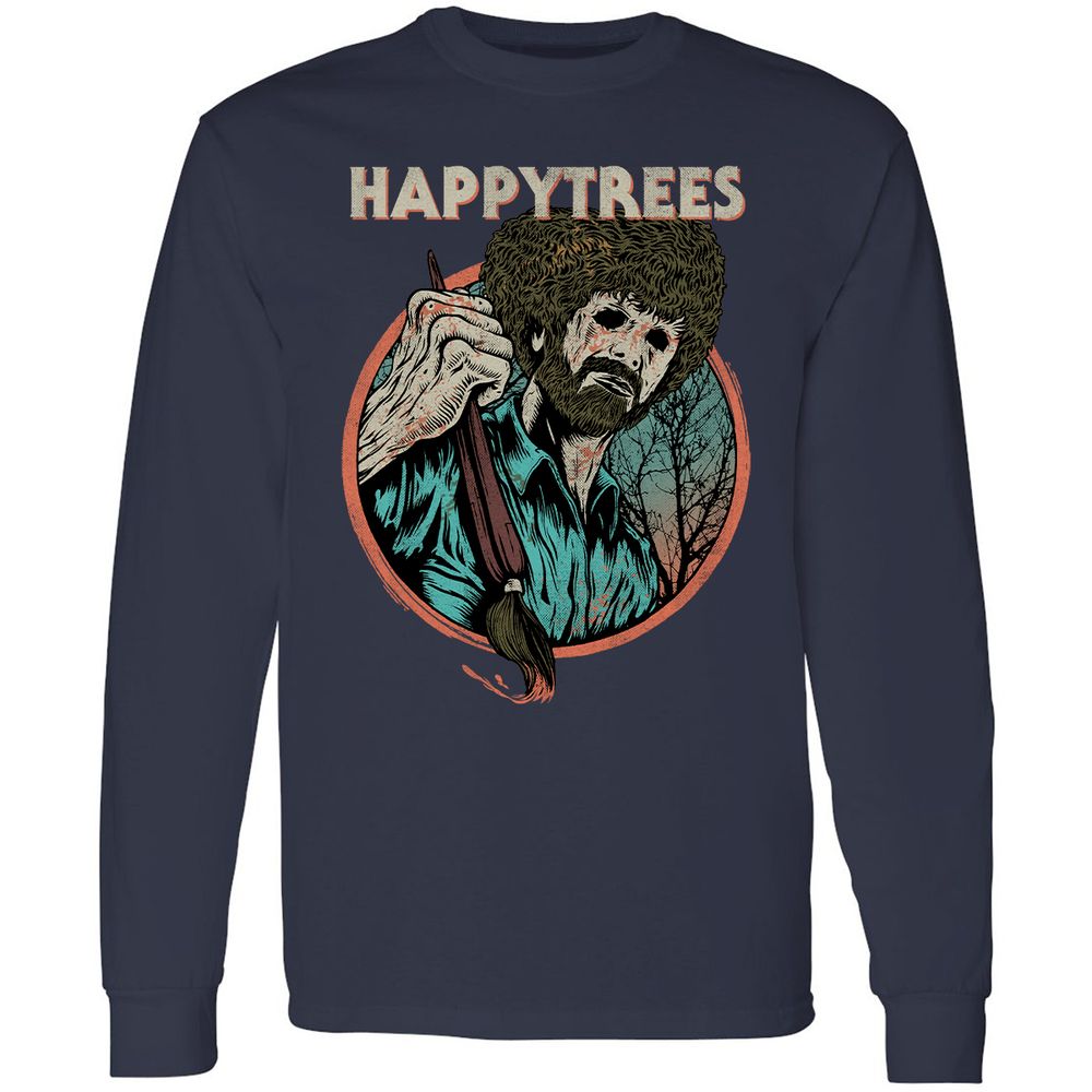 Long Sleeve T-Shirt - YF6V4ENB - Navy - 2