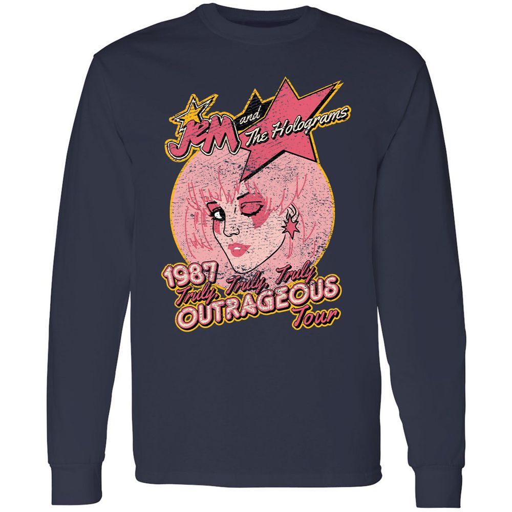 Long Sleeve T-Shirt - KNQA7F52 - Navy - 2