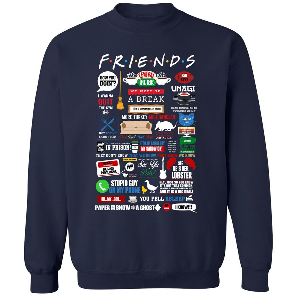 Classic Unisex Sweatshirt - HZKTA78V - Navy - 2
