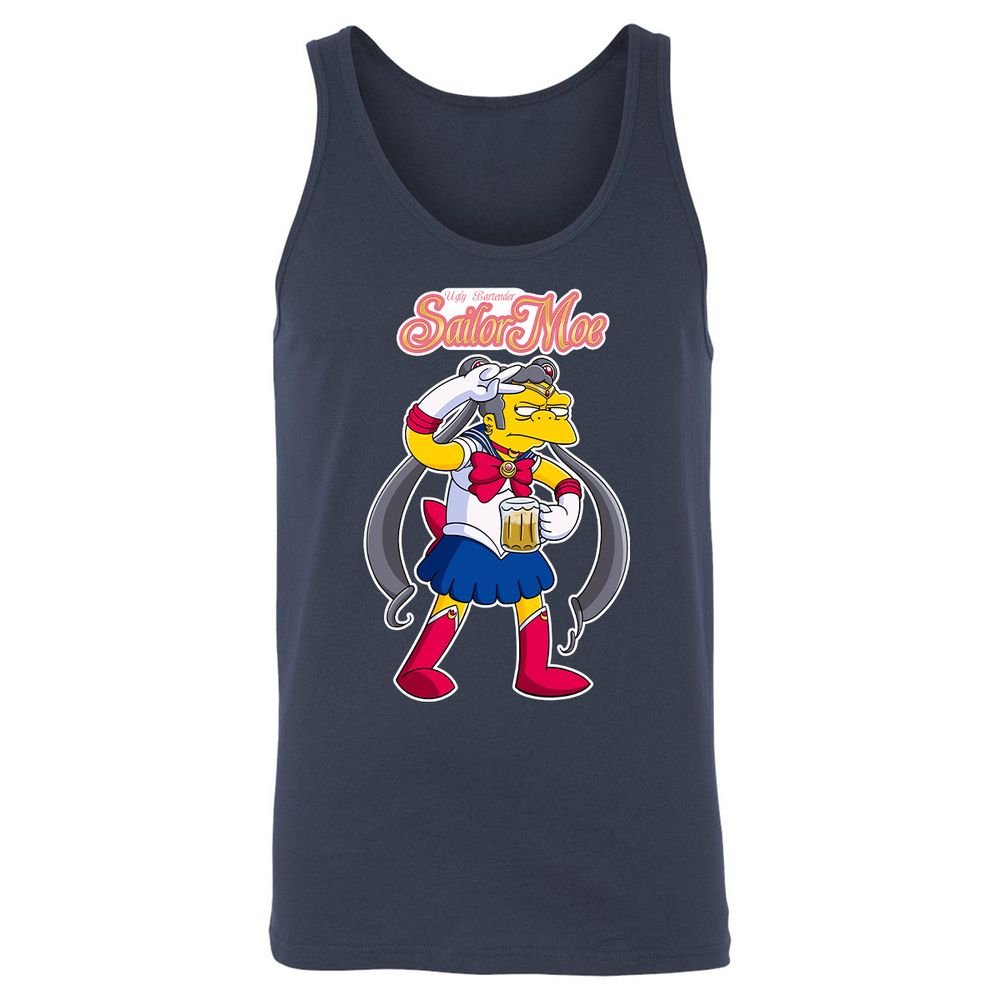 Unisex Jersey Tank - L48N3673 - Navy - 2