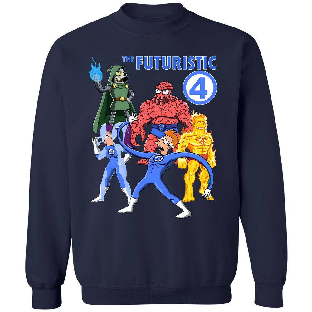 Classic Unisex Sweatshirt - 1XR3WBMX - Navy - 2