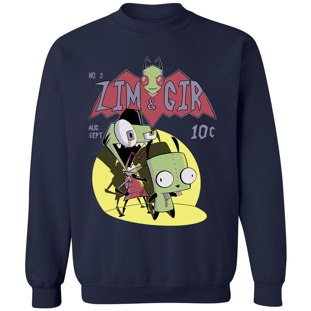Classic Unisex Sweatshirt - P9S4HGQQ - Navy - 2