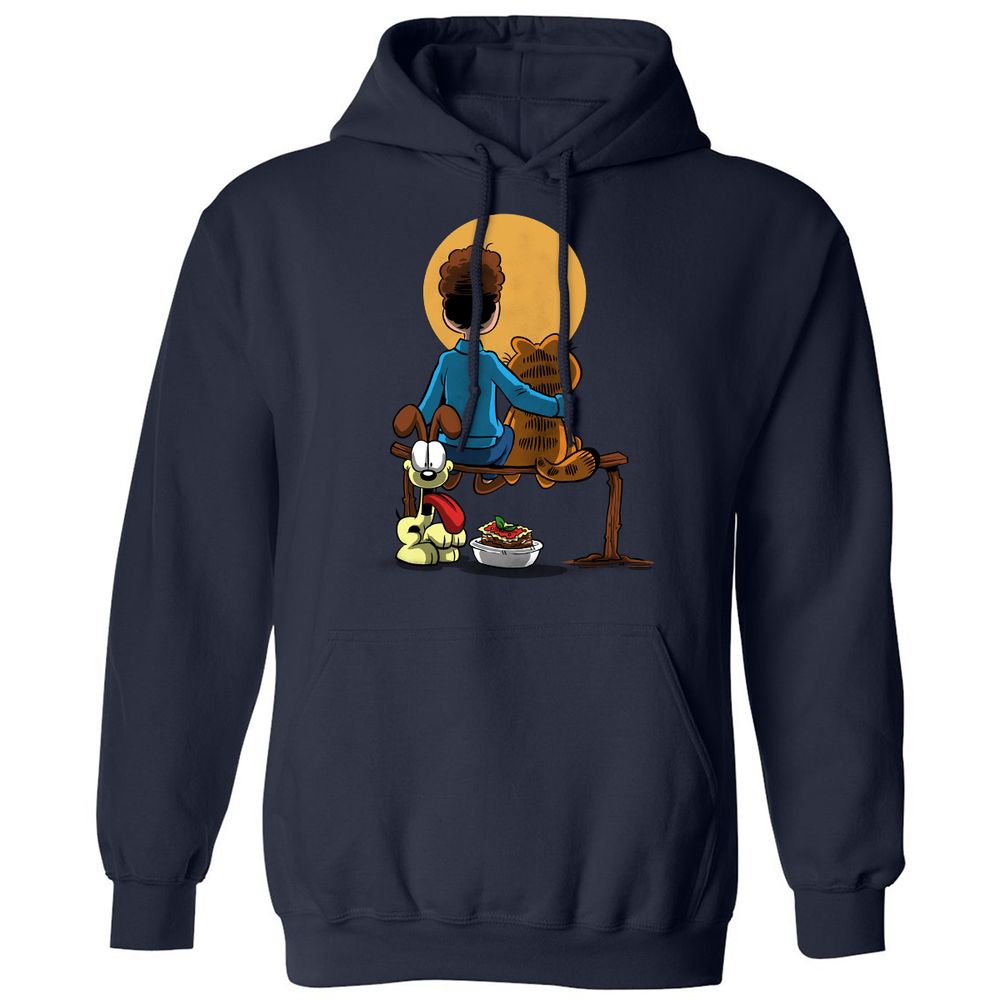 Classic Unisex Hoodie - CVHCQ5XL - Navy - 2