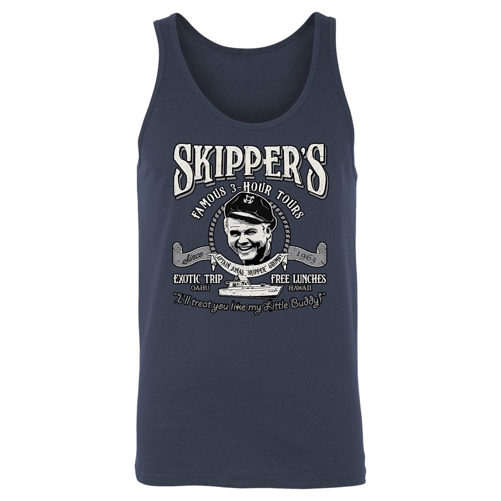 Unisex Jersey Tank - 7GCR97AG - Navy - 2