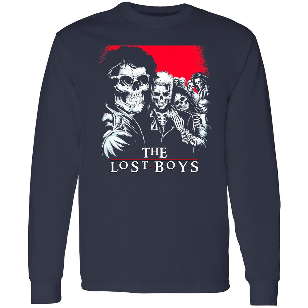 Long Sleeve T-Shirt - QAPFCEPJ - Navy - 2