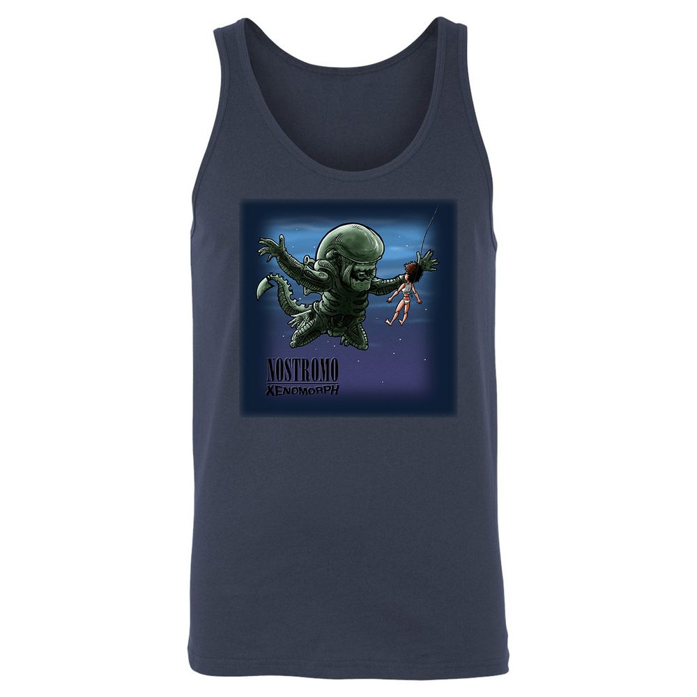 Unisex Jersey Tank - NQLQQJZM - Navy - 2
